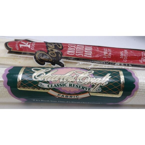 Large Needlework Fabric Pieces-Mixed Set of 4 NOS - Picture 3 of 6